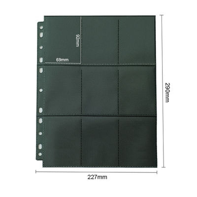 Mtg Tcg 18 صفحات بطاقات الجيب أعلى تحميل صفحات بطاقات التداول السوداء