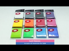 أكمام بطاقات ألعاب عالية الجودة مقاس قياسي MTG مقاس 66x91 مللي متر بأكمام بطاقة تداول ذات لون غير لامع مخصص
