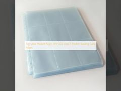 صفحات جيوب شفافة لبطاقات التداول 9PP 002 Cpp صفحات بطاقات تداول ذات 9 جيوب